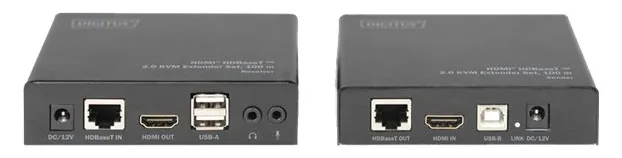 DIGITUS 4K HDMI® HDBaseT 2.0 KVM Extender Set, 100 m, Ansicht 2