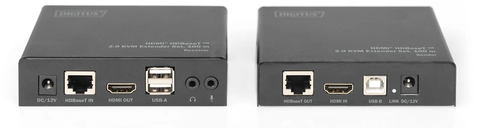 DIGITUS 4K HDMI® HDBaseT 2.0 KVM Extender Set, 100 m, Ansicht 4