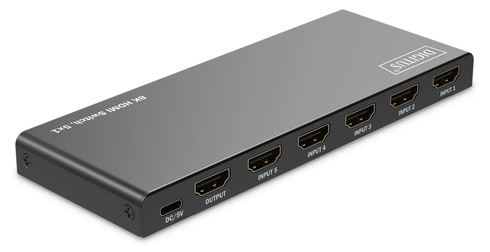 DIGITUS 8K HDMI Switch, 5x1, Ansicht 4