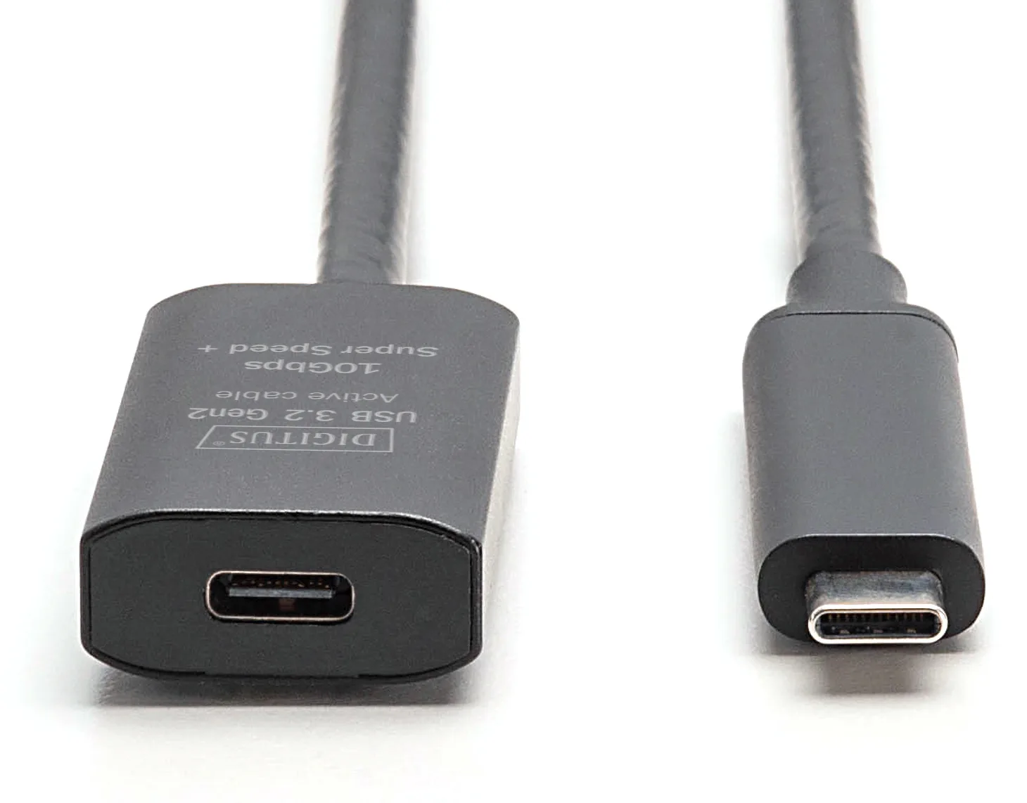DIGITUS Aktives USB 3.2 Gen2 10G Verlängerungskabel, USB-C - USB-C, 5m, Ansicht 2