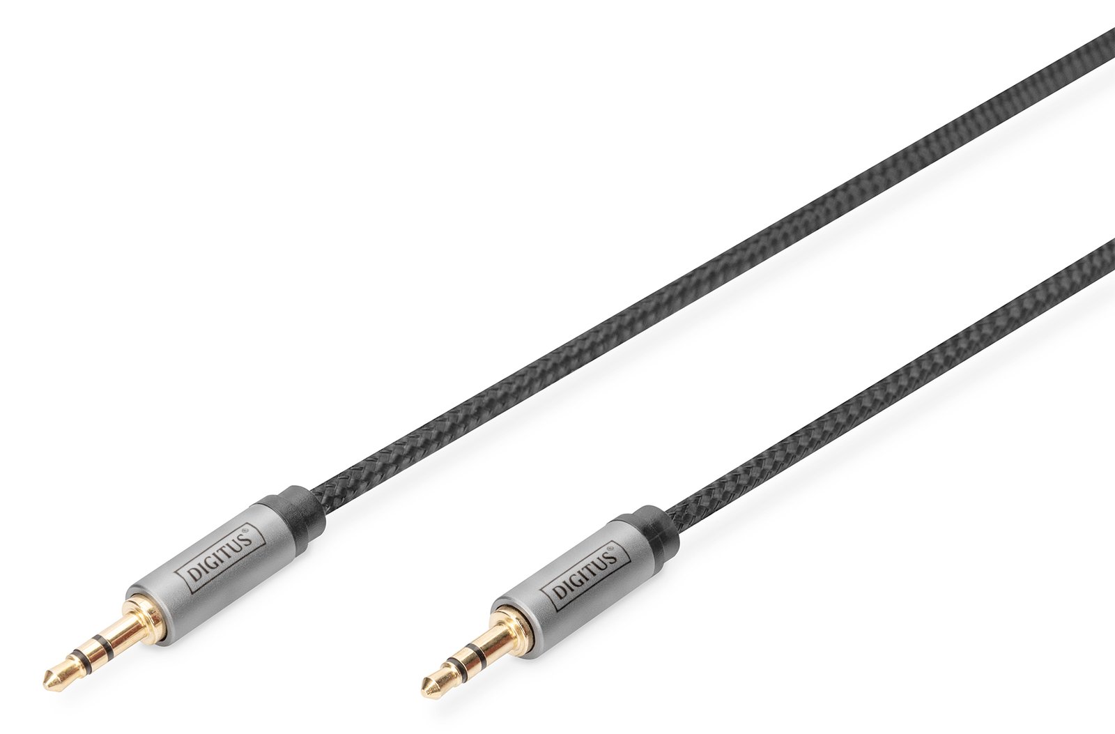 DIGITUS Audio Anschlusskabel, 3,5 mm Klinke auf 3,5 mm Klinke