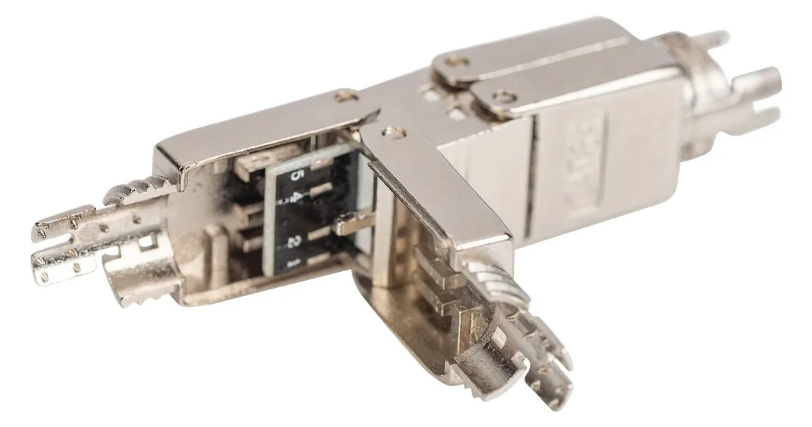 DIGITUS CAT 6A CAT-Verbinder (Kupplung für Feldanwendungen), 500 MHz, Ansicht 2