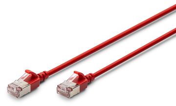 DIGITUS CAT 6A F-FTP Slim Patchkabel, AWG 32/7 - CAT 6A F-FTP Slim Patchkabel - kupfer - LSZH AWG 32/7 - 1.5m - Rot von LumaTech