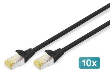 DIGITUS CAT 6A S/FTP Patchkabel, 10 Stück von LumaTech