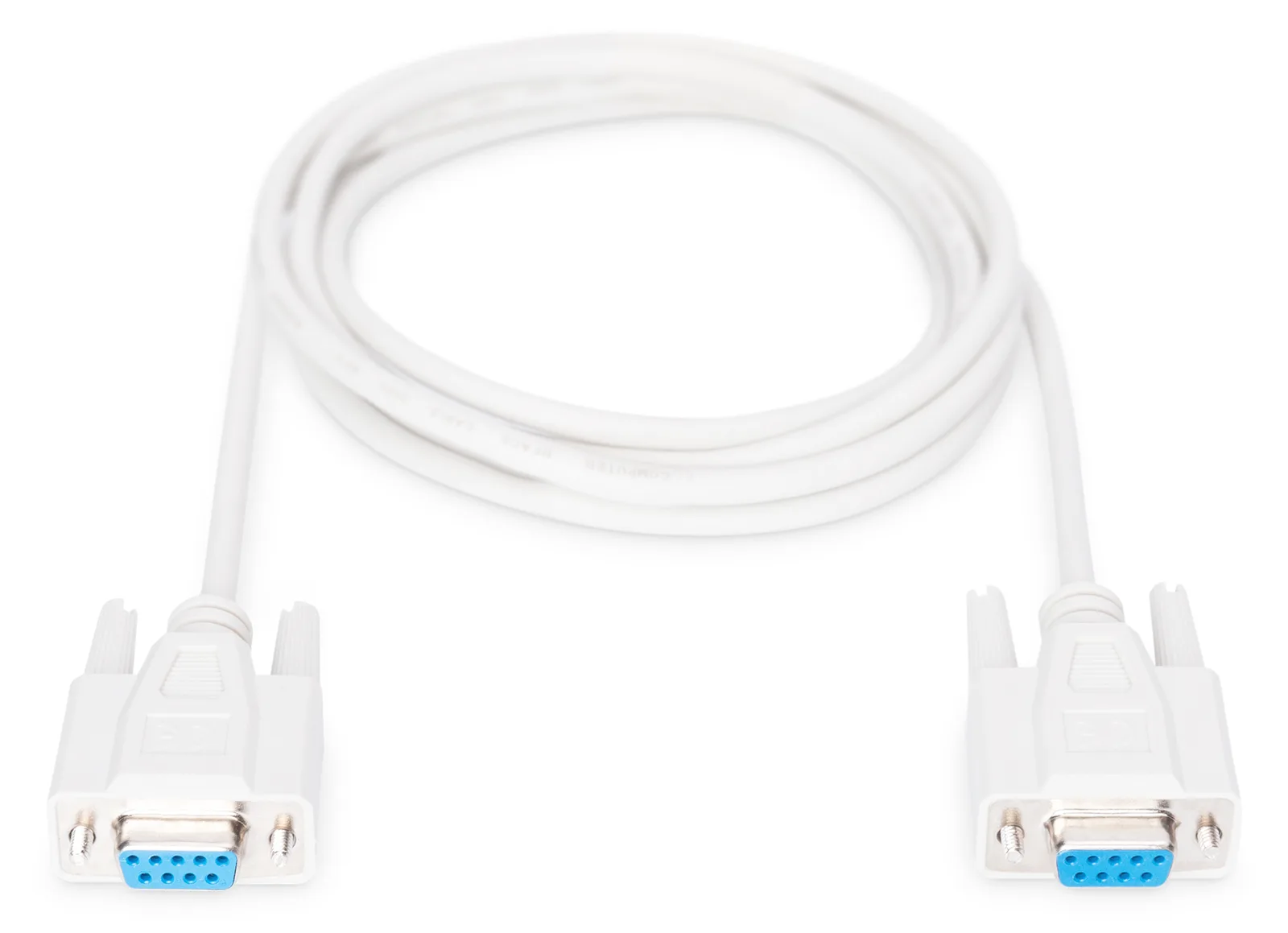 DIGITUS Datatransfer Anschlusskabel, D-Sub9/Bu - D-Sub9/Bu, Ansicht 2