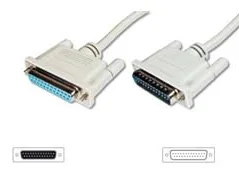 DIGITUS Datatransfer Verlängerungskabel, D-Sub25/St - D-Sub25/Bu, Ansicht 2