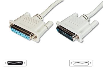 DIGITUS Datatransfer Verlängerungskabel, D-Sub25/St - D-Sub25/Bu von LumaTech