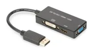 DIGITUS DisplayPort 3in1 Adapter / Konverter - DP - HDMI+DVI+VGA, Ansicht 5