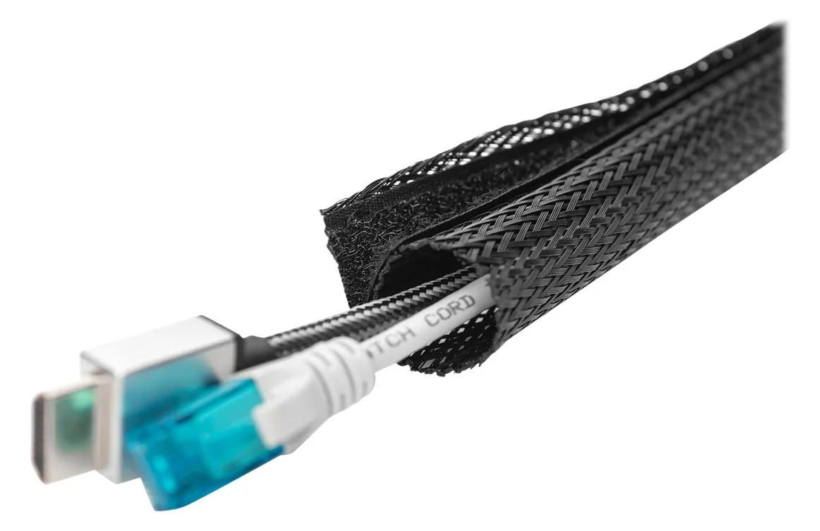 DIGITUS Flexibler Kabelschlauch mit Klettverschluss, Ansicht 3