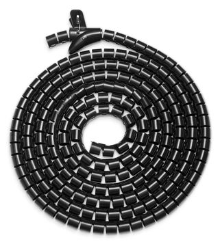DIGITUS Flexibler Kabelspiralschlauch mit Einzugshilfe, 5 m von LumaTech