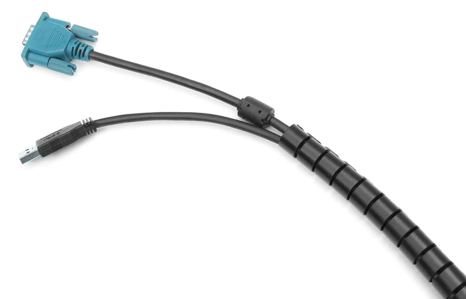 DIGITUS Flexibler Kabelspiralschlauch mit Einzugshilfe, 5 m, Ansicht 4