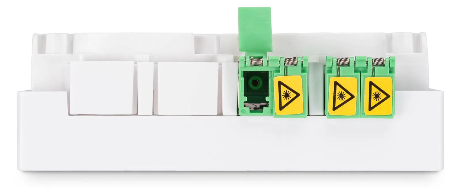 DIGITUS FTTH Gehäuse, 2 x LC/APC DX Kupplung mit Shutter, Ansicht 4