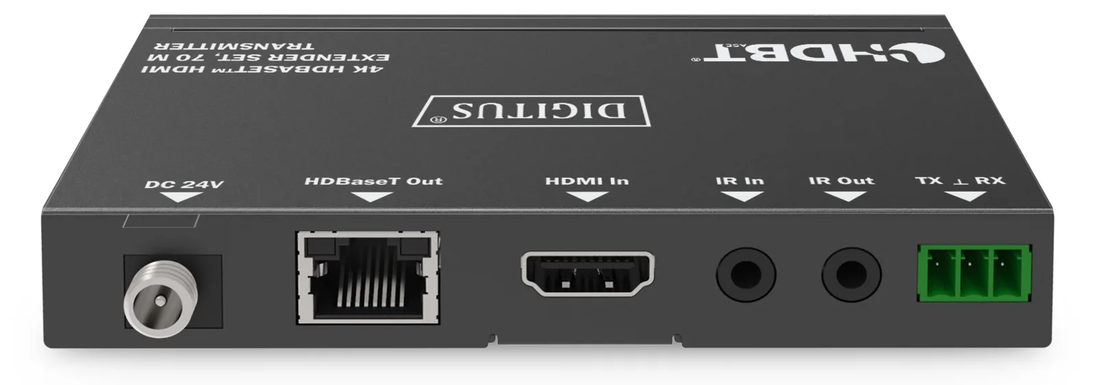 DIGITUS HDMI Extender Set HDBaseT 4K 70m PoC RS232 IR schwarz - Kabel-/Adapterset - Digital/Display/Video, Ansicht 2