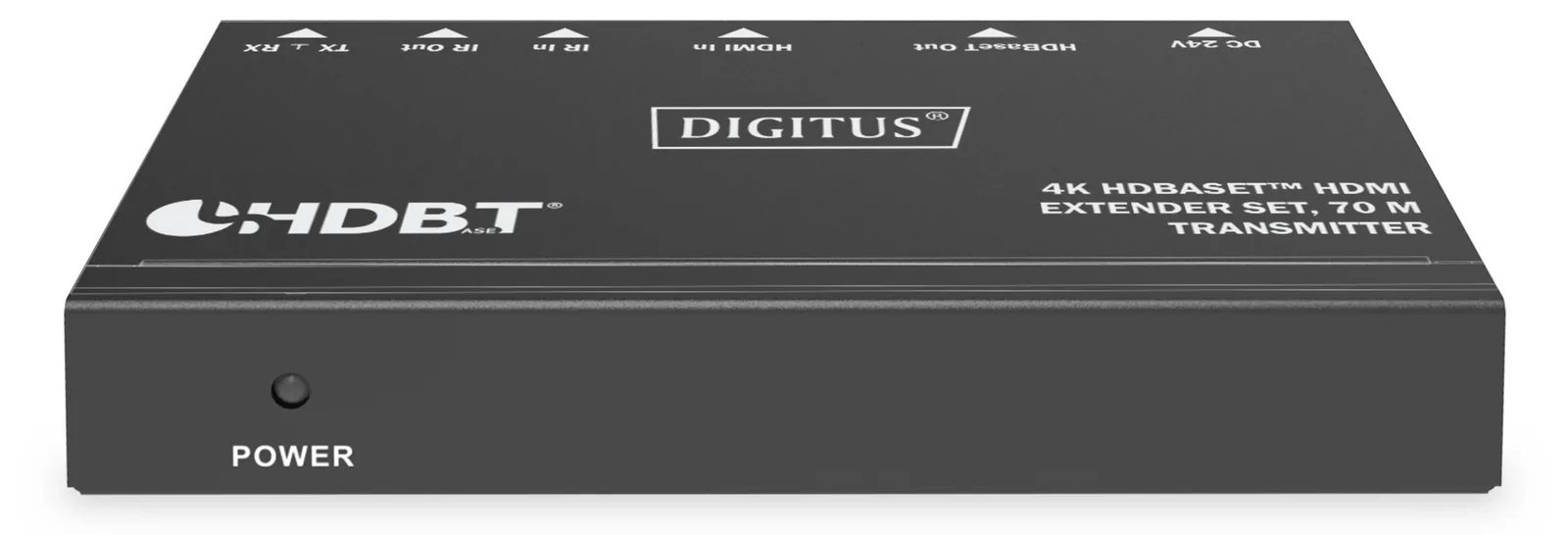 DIGITUS HDMI Extender Set HDBaseT 4K 70m PoC RS232 IR schwarz - Kabel-/Adapterset - Digital/Display/Video, Ansicht 3