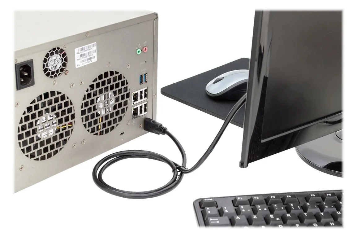 DIGITUS HDMI Premium High Speed mit Ethernet Anschlusskabel, Ansicht 3