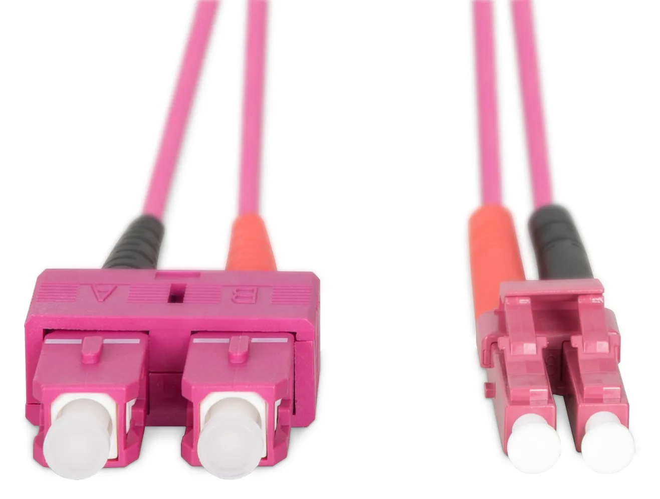 DIGITUS LWL Multimode Patchkabel, OM4, LC / SC, Ansicht 2