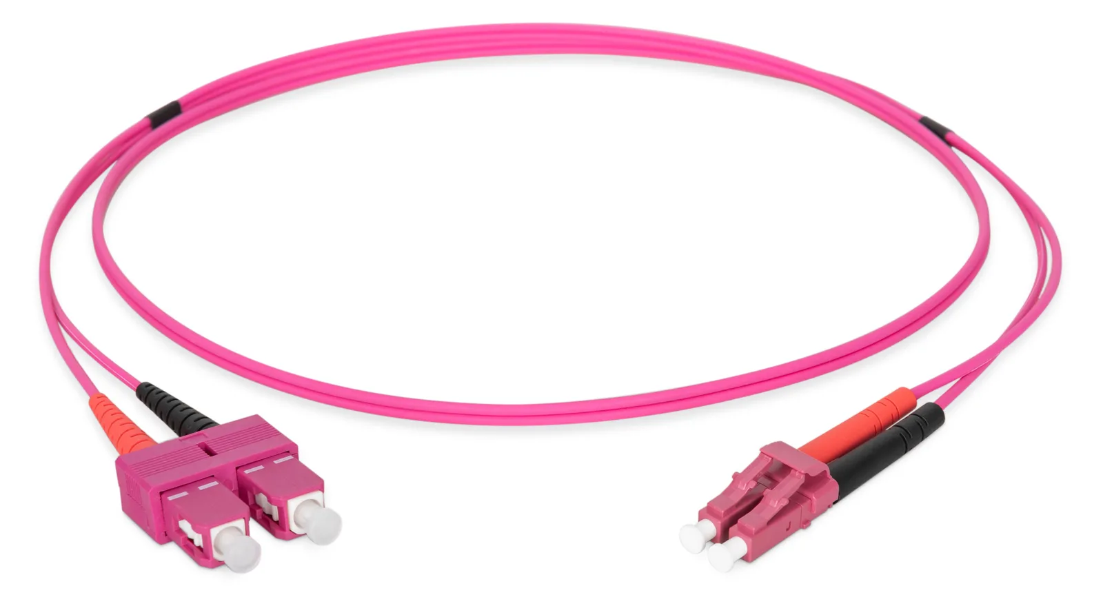DIGITUS LWL Multimode Patchkabel, OM4, LC / SC, Ansicht 3