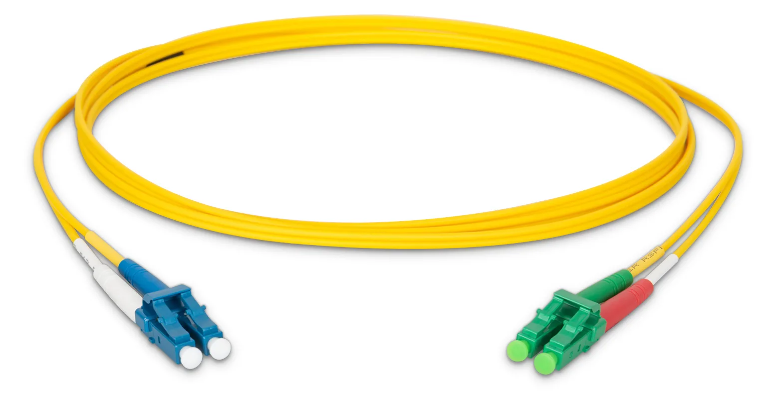 DIGITUS LWL Singlemode Patchkabel, LC (APC) / LC, Ansicht 3
