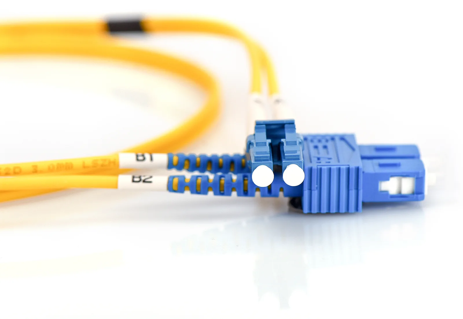 DIGITUS LWL Singlemode Patchkabel, LC / SC, Ansicht 2