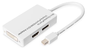 DIGITUS Mini DisplayPort Adapter / Konverter - Mini DP auf DisplayPort, HDMI + DVI von LumaTech