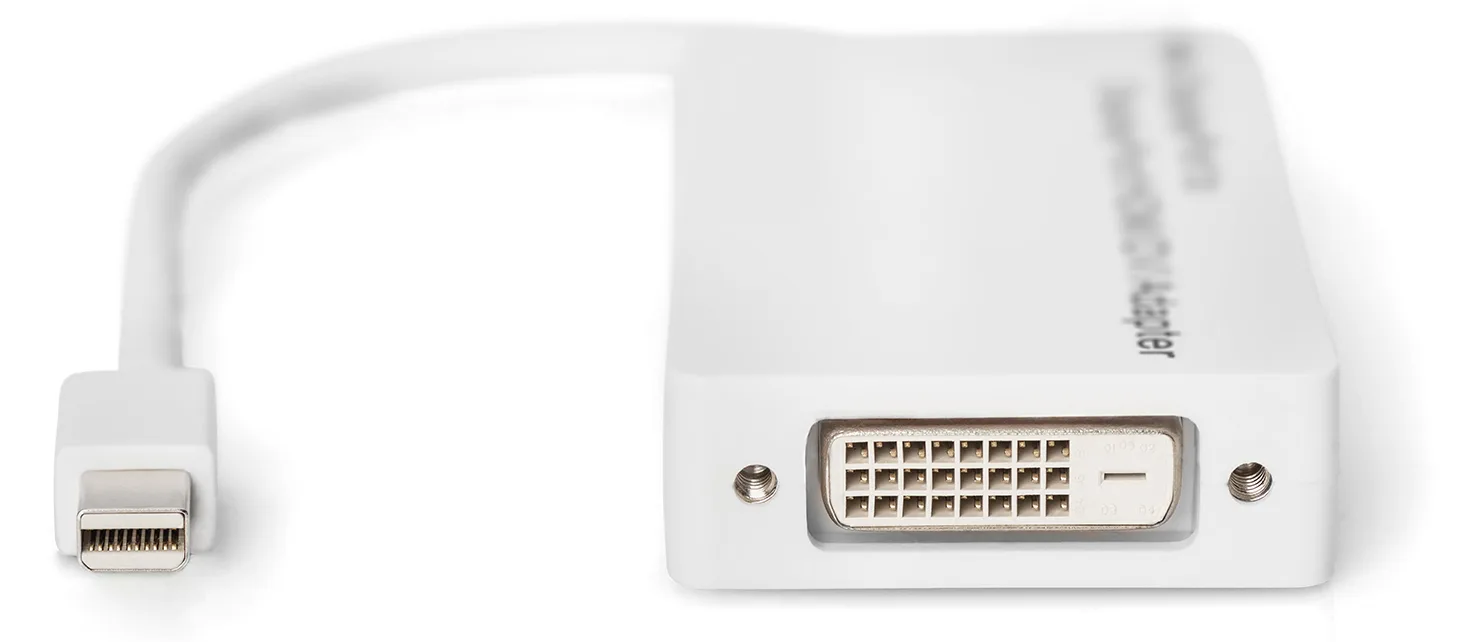DIGITUS Mini DisplayPort Adapter / Konverter - Mini DP auf DisplayPort, HDMI + DVI, Ansicht 2
