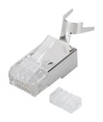 DIGITUS Modularstecker für Rundkabel, CAT 6A, geschirmt von LumaTech