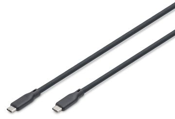 DIGITUS USB Silikon Kabel, USB 10Gbps, 1m, schwarz von LumaTech