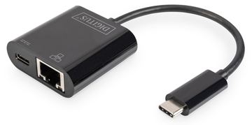 DIGITUS USB Type-C Gigabit Ethernet Adapter mit Power Delivery Unterstützung von LumaTech