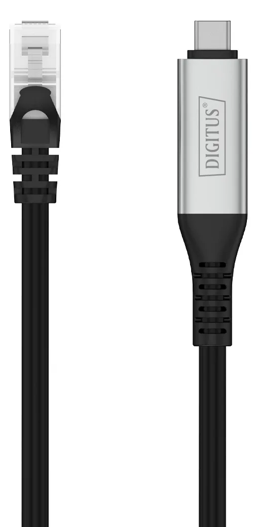 DIGITUS USB-C 3.2 Gen1 - RJ45 Ethernet Kabel, 1Gbit/s, 3m, Ansicht 2