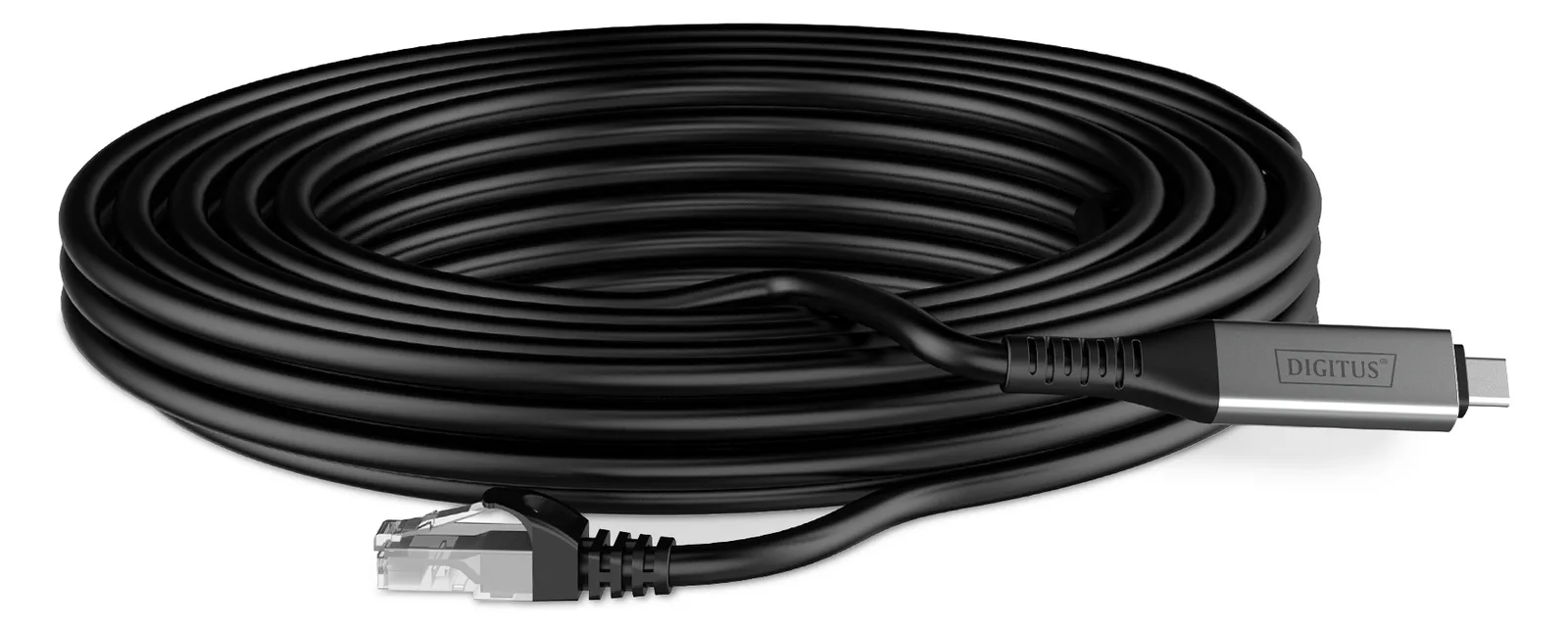 DIGITUS USB-C 3.2 Gen1 - RJ45 Ethernet Kabel, 1Gbit/s, 5m, Ansicht 3