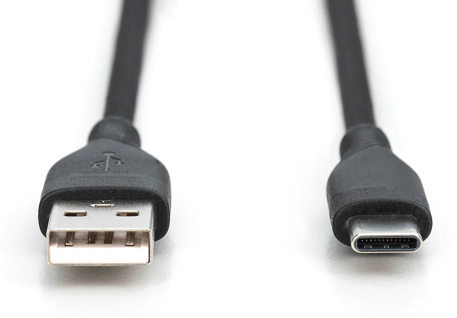 DIGITUS USB-C Silikon Anschlusskabel, 1m, schwarz, Ansicht 4