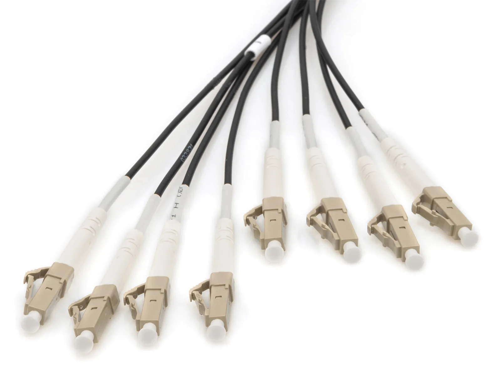 DIGITUS Vorkonfektionierte Glasfaser Universal Breakout Kabel, Multimode OM4, 8 Fasern, LC/UPC - LC/UPC, Ansicht 3