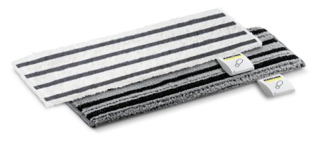 Kärcher Power floor cloth set EasyFix - Bodentuch - Schwarz - Grau - Weiß - Polyester - Viskose - 115 mm - 345 mm