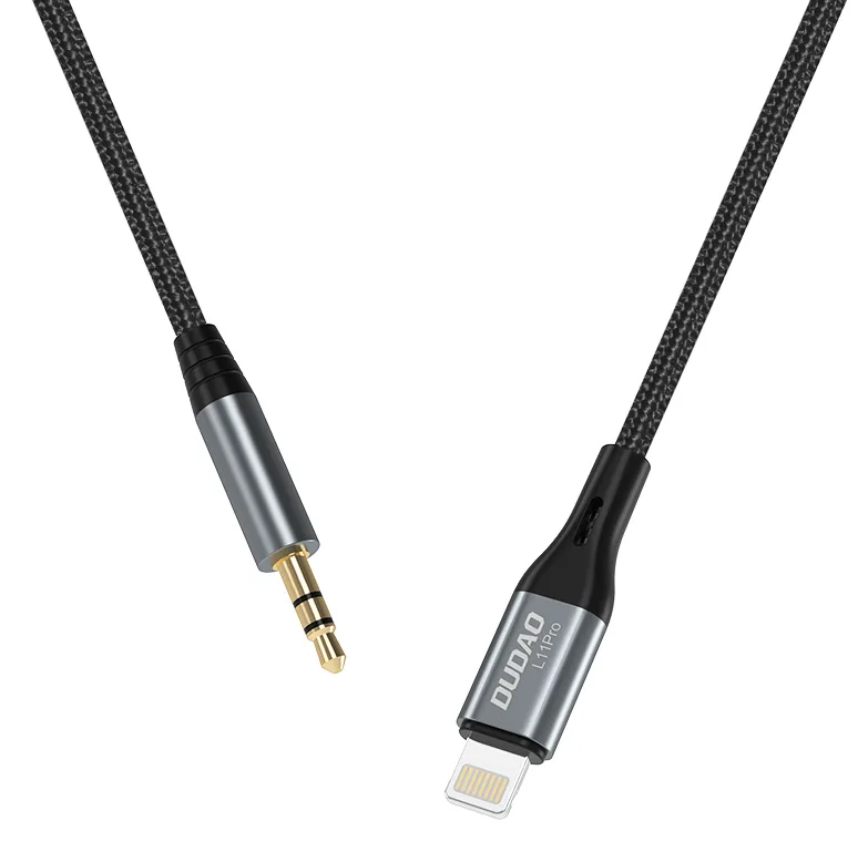 Dudao audio cable Lightning - mini jack 3.5mm 1m gray L11PRO - Kabel - Audio/Multimedia, Ansicht 3