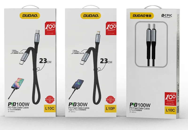 Dudao L10C USB-C to 23cm. - Digital/Daten, Ansicht 2