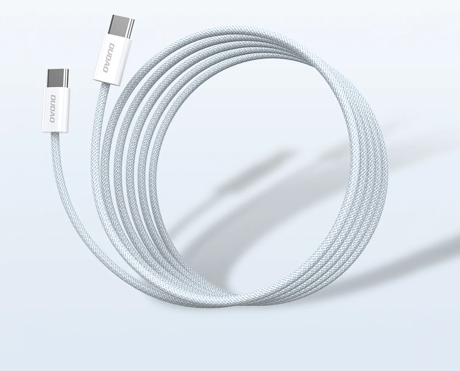 Dudao L6C USB-C to 60W PD 2m hvid - Digital/Daten, Ansicht 3