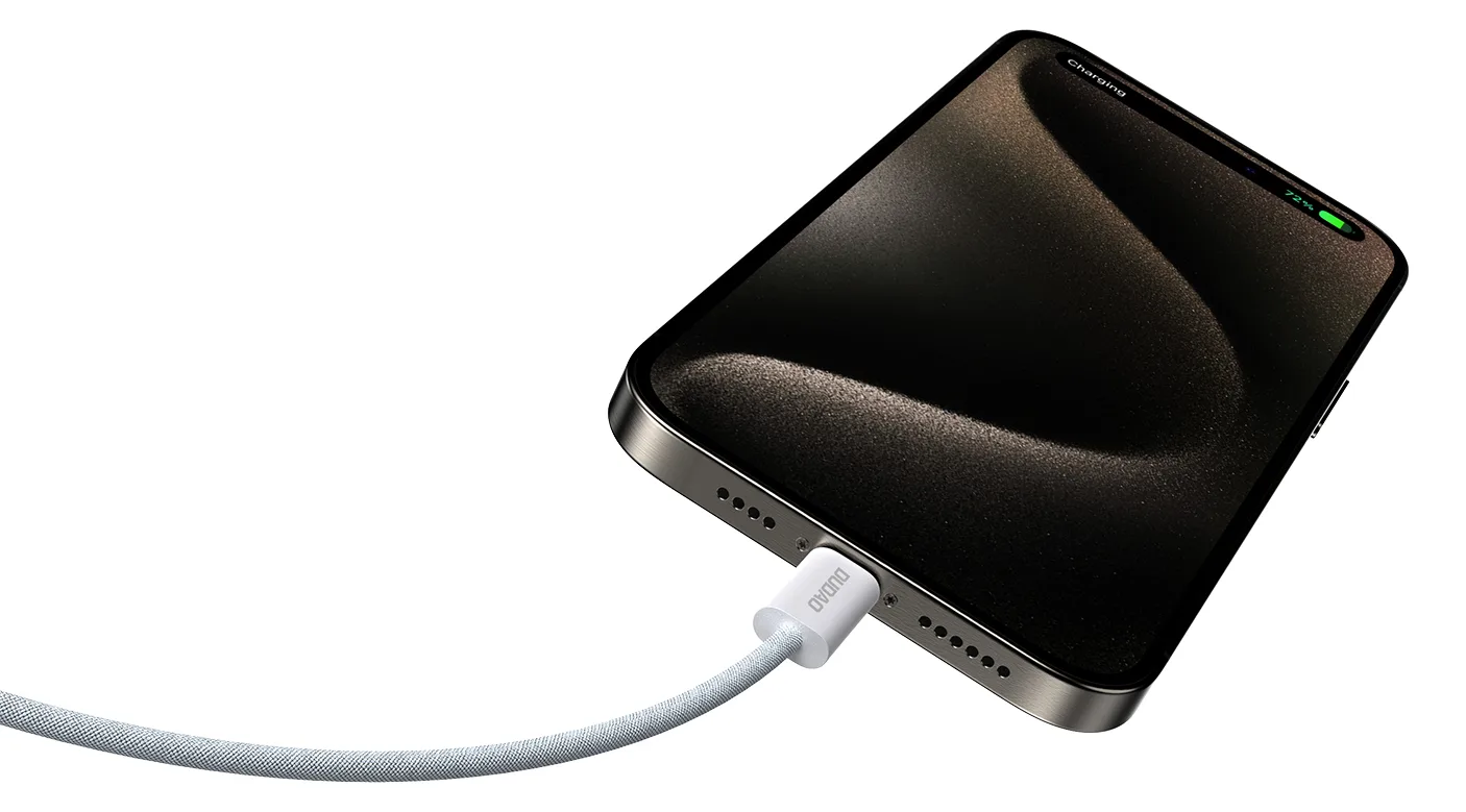 Dudao L6C USB-C to 60W PD 2m hvid - Digital/Daten, Ansicht 4