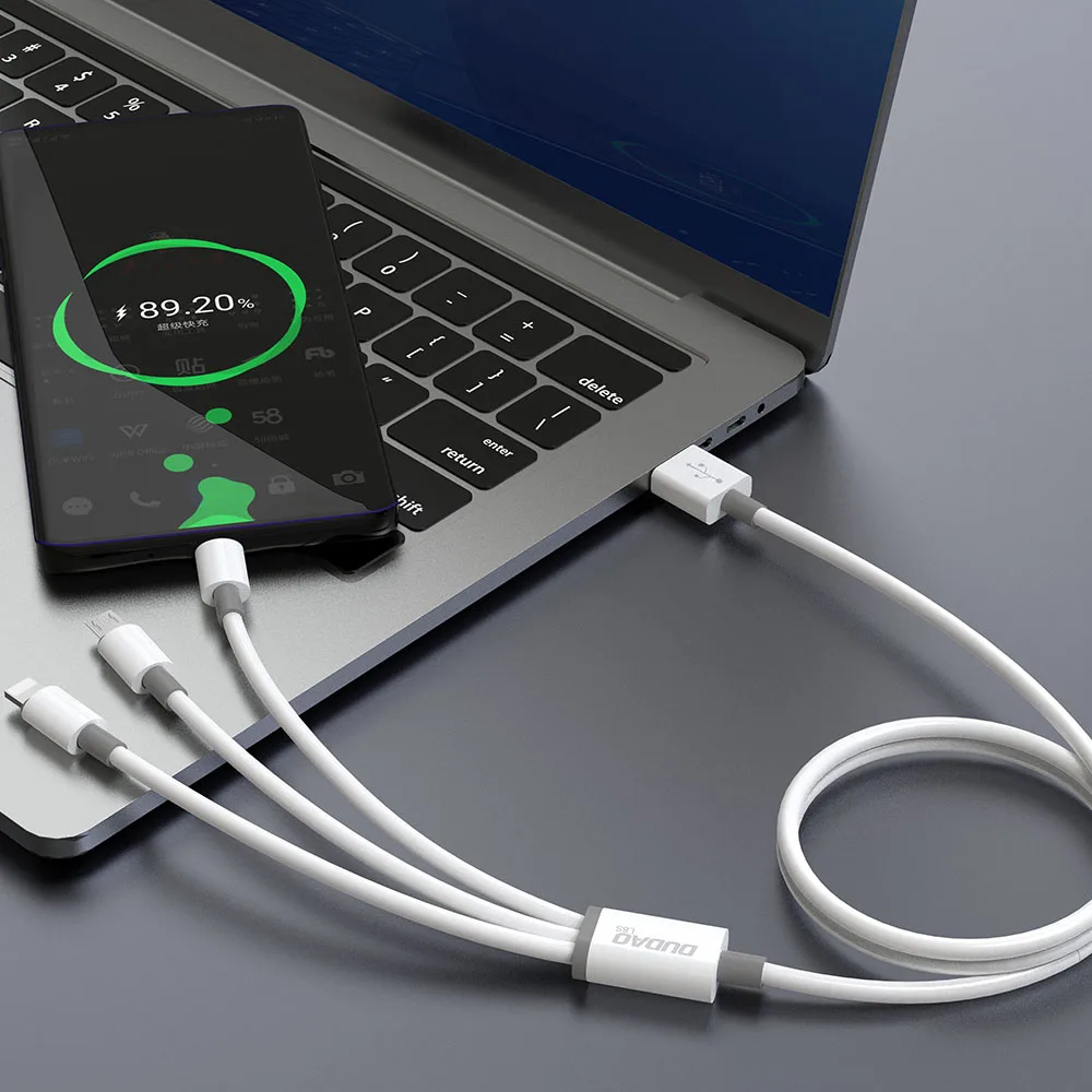Dudao L8s Upgrade 3in1 USB cable, Ansicht 4