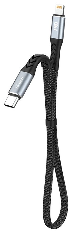Dudao USB-C to Lightning 20W PD 0.23m Cable Black - Kabel - Digital/Daten von LumaTech