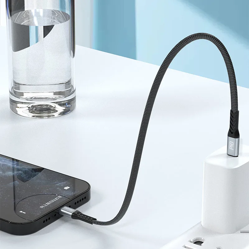 Dudao USB-C to Lightning 20W PD 0.23m Cable Black - Kabel - Digital/Daten, Ansicht 3