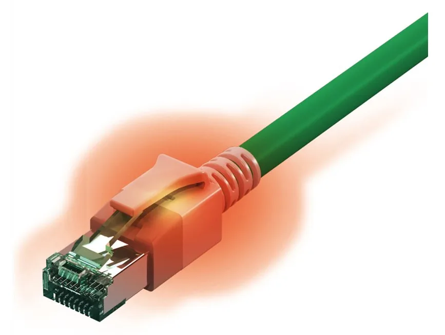 EasyLan DualBoot LED - Patch-Kabel - RJ-45 (M) bis RJ-45 (M) - Grün, Ansicht 3