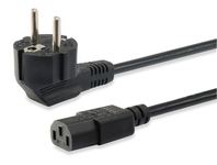 Equip 112121 - 3 m - Netzstecker Typ F - C13-Koppler - H05VV-F3G - 250 V - 10 A von LumaTech
