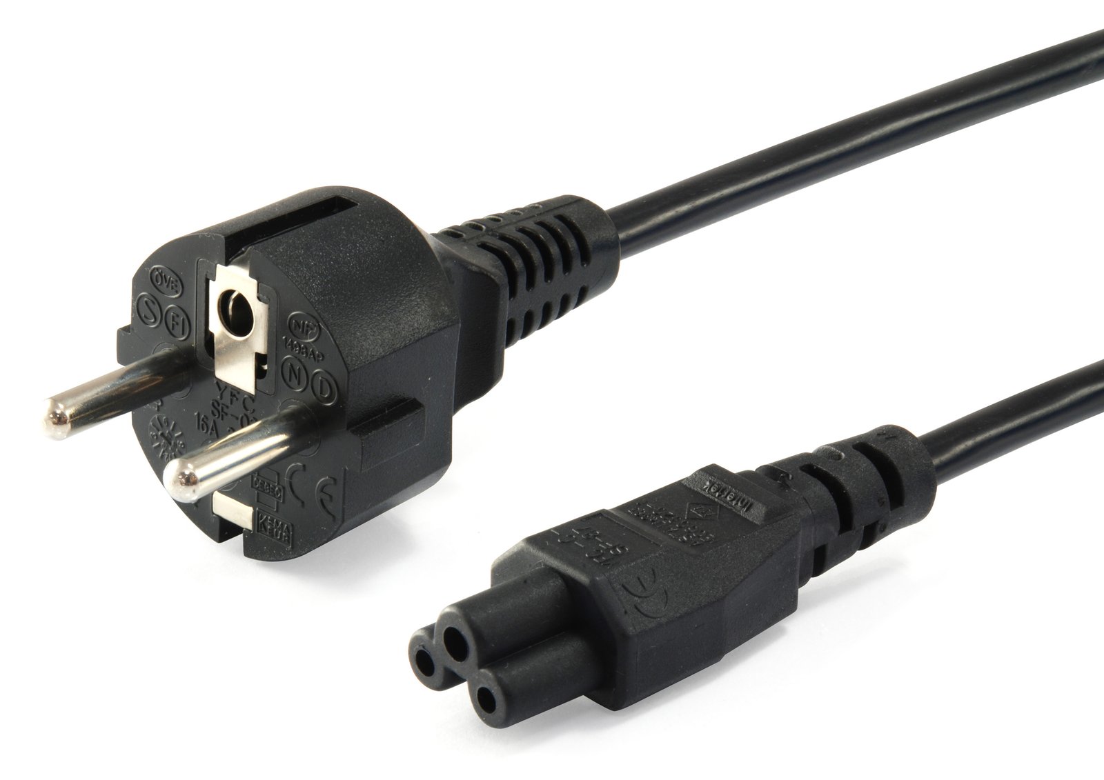 Equip 112151 - 3 m - Netzstecker Typ F - C5-Koppler - H05VV-F3G - 250 V - 2.5 A
