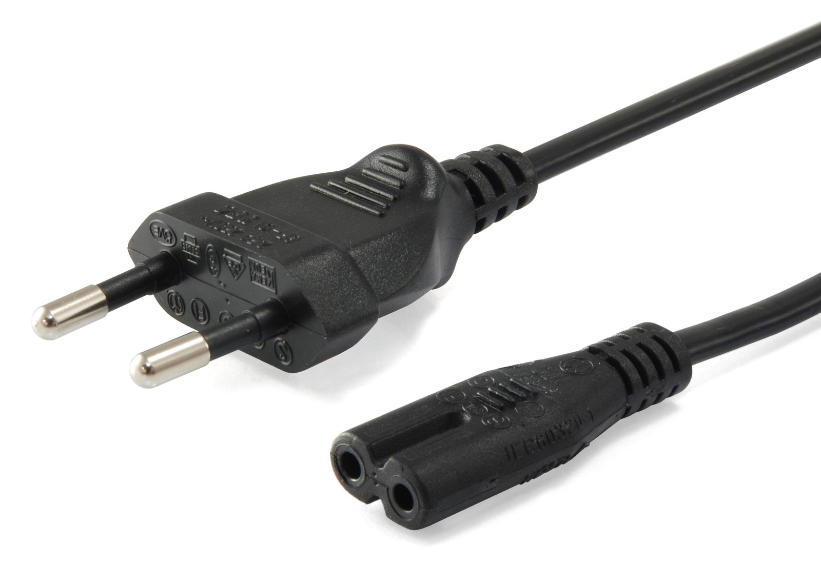 Equip 112161 - 3 m - Netzstecker Typ C - C7-Koppler - H03VVH2-F - 250 V - 2.5 A