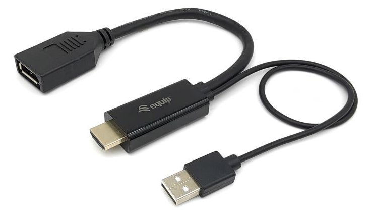 Equip 119039 - 0,15 m - HDMI Typ A (Standard) - DisplayPort - Männlich - Männlich - Gerade von LumaTech