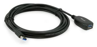 Equip 133346 - 5 m - USB A - USB A - USB 3.2 Gen 1 (3.1 Gen 1) - 5 Gbit/s - Schwarz von LumaTech