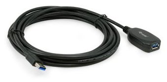 Equip 133346 - 5 m - USB A - USB A - USB 3.2 Gen 1 (3.1 Gen 1) - 5 Gbit/s - Schwarz von LumaTech