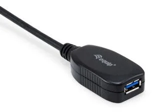 Equip 133346 - 5 m - USB A - USB A - USB 3.2 Gen 1 (3.1 Gen 1) - 5 Gbit/s - Schwarz, Ansicht 2