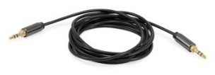 Equip 147083 - 3.5mm - Männlich - 3.5mm - Männlich - 2,5 m - Schwarz von LumaTech