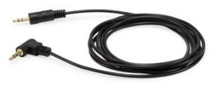 Equip 147084 - 3.5mm - Männlich - 3.5mm - Männlich - 2,5 m - Schwarz von LumaTech